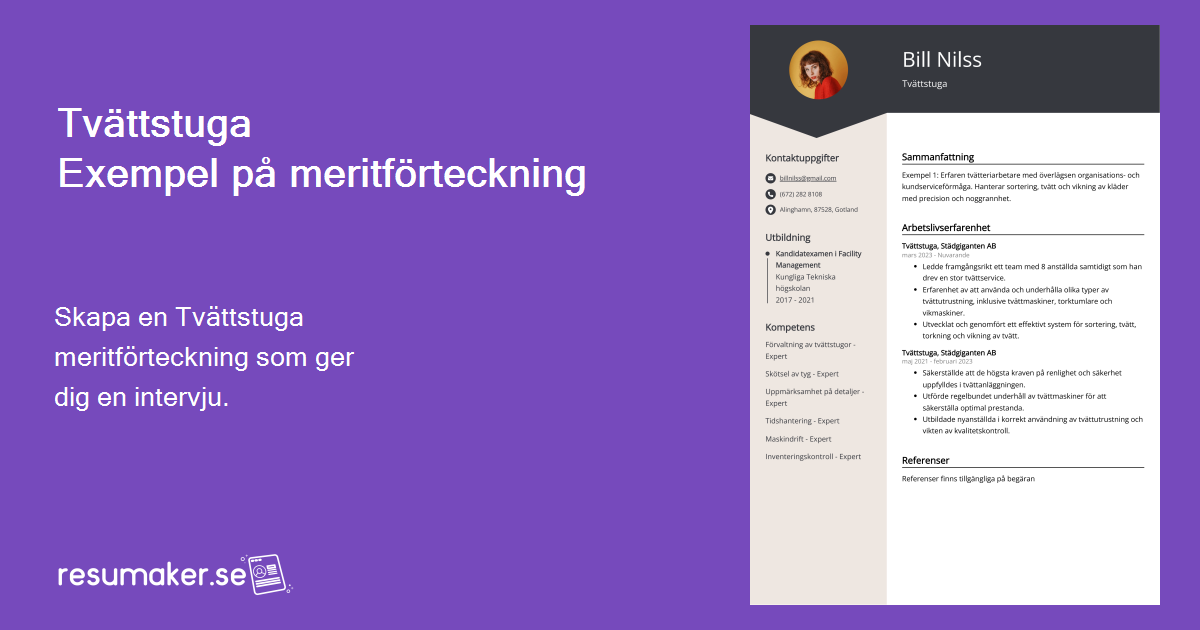 Tv Ttstuga Cv Arbetsbeskrivning Exempel Och Guide